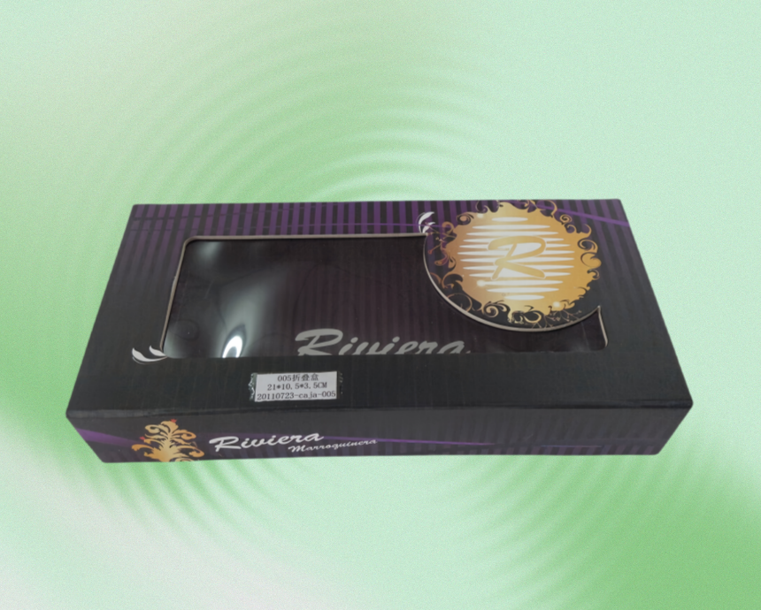 Fashion Folding Gift Packaging Cardboard Paper Boxes with Window