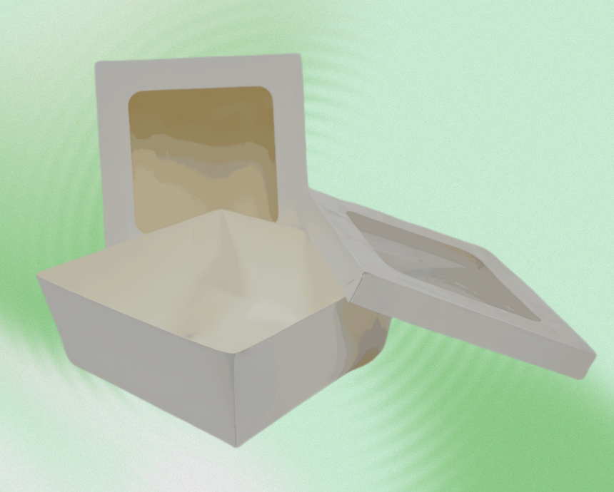 Separate Lid Lunch Boxes wigh Window