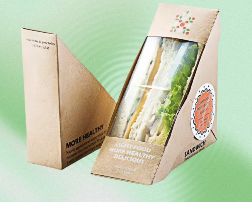 Kraft Paper Sandwich Packaging Boxes